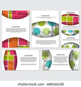 memphis background style Design Template,Vector Illustration