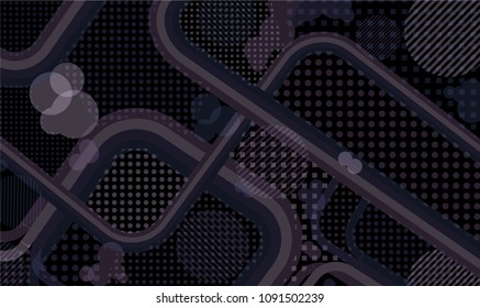 Memphis background. Trendy pattern with color strips and different elements for card or flyer. Retro Pattern with Color Elements for your Design. Vector Texture.