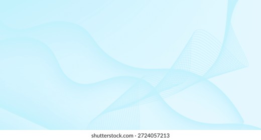 Fondo de Anuncio de Memphis.Color suave.Gradiente azul.Ondulado y Circle.Shape.Line.EPS 10