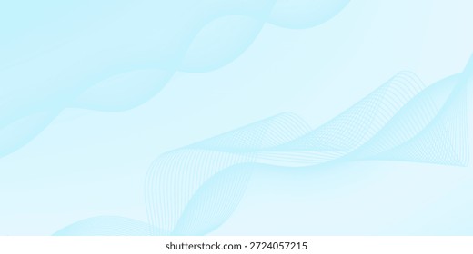 memphis banner background.soft color.blue gradient.wavy and circle.shape.line.eps 10