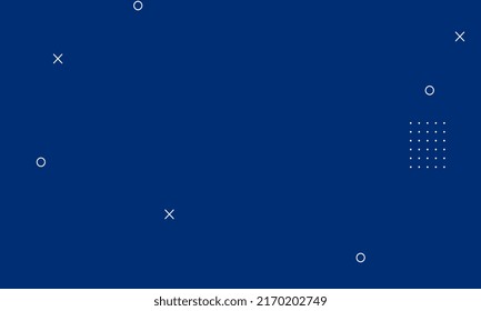 Memphis blue background free vector. background