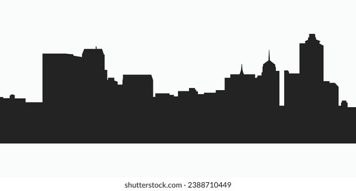 Memphis city skyline silhouette in Tennessee state