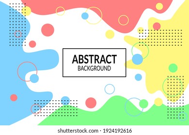 memphis cover background. Abstract design vector for everything.