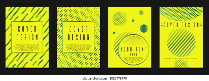 Memphis coverage design for your business. Text frame surface. Can be used for poster, brochure, magazine, card, book, flyer, banner, anniversary. Trendy corporate style.