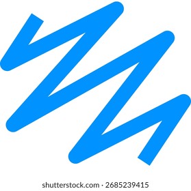 Curva de Memphis y líneas doodle