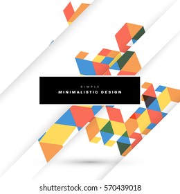 Memphis Geometrischer Hintergrund Vorlage für Cover, Flyer, Banner, Plakate und Plakate, kann für Präsentationen und Bücher verwendet werden, EPS10 Vektorgrafik