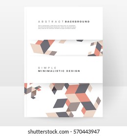 Memphis Geometrischer Hintergrund Vorlage für Cover, Flyer, Banner, Plakate und Plakate, kann für Präsentationen und Bücher verwendet werden, EPS10 Vektorgrafik
