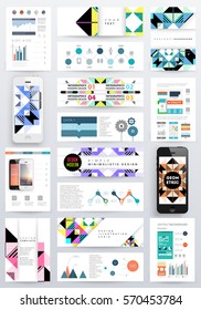 Memphis Geometrischer Hintergrund Vorlage für Cover, Flyer, Banner, Plakate und Plakate, kann für Präsentationen und Bücher verwendet werden, EPS10 Vektorgrafik