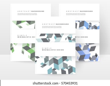 Memphis Geometric background Template for covers, flyers, banners, posters and placards, may be used for presentations and books, EPS10 vector illustration
