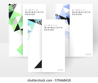 Memphis Geometric background Template for covers, flyers, banners, posters and placards, may be used for presentations and books, EPS10 vector illustration