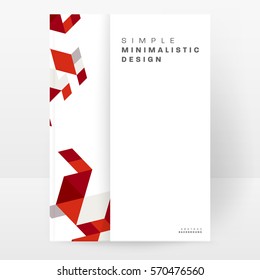 Memphis Geometric background Template for covers, flyers, banners, posters and placards, may be used for presentations and books, EPS10 vector illustration