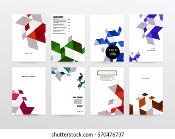 Memphis Geometric background Template for covers, flyers, banners, posters and placards, may be used for presentations and books, EPS10 vector illustration