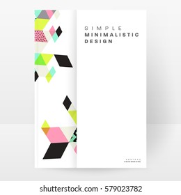 Memphis Planilla de fondo geométrico para cubiertas, volantes, pancartas, carteles y carteles, se puede usar para presentaciones y libros, ilustración del vector EPS10