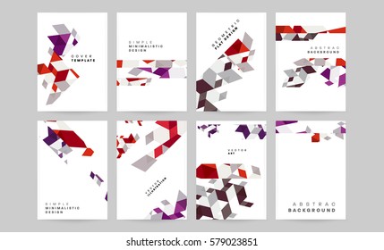 Memphis Geometric background Template for covers, flyers, banners, posters and placards, may be used for presentations and books, EPS10 vector illustration