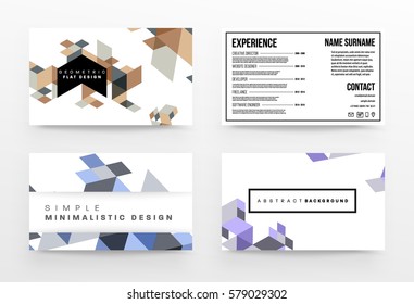 Memphis Geometric background Template for covers, flyers, banners, posters and placards, may be used for presentations and books, EPS10 vector illustration