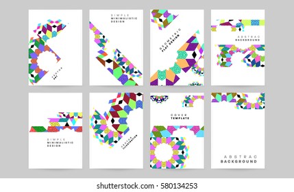 Memphis Planilla de fondo geométrico para cubiertas, volantes, pancartas, carteles y carteles, se puede usar para presentaciones y libros, ilustración del vector EPS10