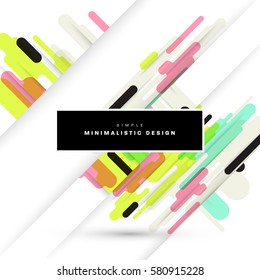 Memphis Geometric background Template for covers, flyers, banners, posters and placards, may be used for presentations and books, EPS10 vector illustration