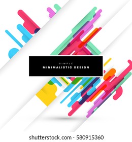Memphis Planilla de fondo geométrico para cubiertas, volantes, pancartas, carteles y carteles, se puede usar para presentaciones y libros, ilustración del vector EPS10