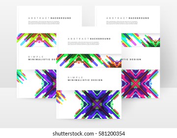 Memphis Planilla de fondo geométrico para cubiertas, volantes, pancartas, carteles y carteles, se puede usar para presentaciones y libros, ilustración del vector EPS10
