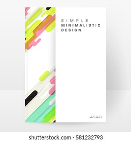 Memphis Geometric background Template for covers, flyers, banners, posters and placards, may be used for presentations and books, EPS10 vector illustration