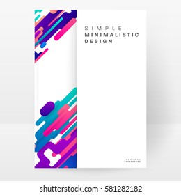 Memphis Geometric background Template for covers, flyers, banners, posters and placards, may be used for presentations and books, EPS10 vector illustration