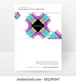 Memphis Planilla de fondo geométrico para cubiertas, volantes, pancartas, carteles y carteles, se puede usar para presentaciones y libros, ilustración del vector EPS10