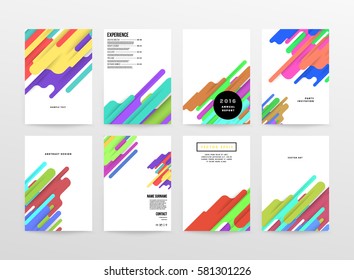 Memphis Planilla de fondo geométrico para cubiertas, volantes, pancartas, carteles y carteles, se puede usar para presentaciones y libros, ilustración del vector EPS10
