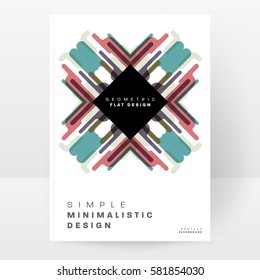 Memphis Planilla de fondo geométrico para cubiertas, volantes, pancartas, carteles y carteles, se puede usar para presentaciones y libros, ilustración del vector EPS10
