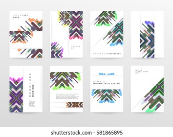 Memphis Planilla de fondo geométrico para cubiertas, volantes, pancartas, carteles y carteles, se puede usar para presentaciones y libros, ilustración del vector EPS10