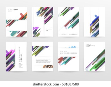 Memphis Geometric background Template for covers, flyers, banners, posters and placards, may be used for presentations and books, EPS10 vector illustration