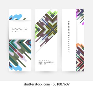 Memphis Geometric background Template for covers, flyers, banners, posters and placards, may be used for presentations and books, EPS10 vector illustration