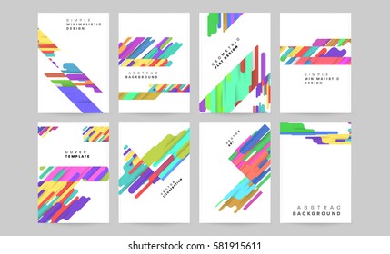 Memphis Geometric background Template for covers, flyers, banners, posters and placards, may be used for presentations and books, EPS10 vector illustration