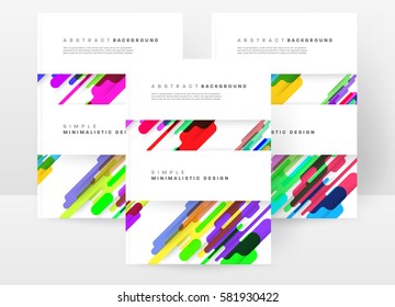 Memphis Geometrischer Hintergrund Vorlage für Cover, Flyer, Banner, Plakate und Plakate, kann für Präsentationen und Bücher verwendet werden, EPS10 Vektorgrafik