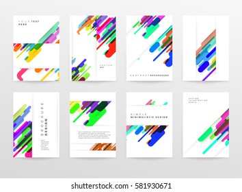 Memphis Geometric background Template for covers, flyers, banners, posters and placards, may be used for presentations and books, EPS10 vector illustration