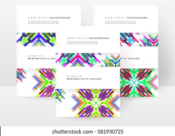 Memphis Geometrischer Hintergrund Vorlage für Cover, Flyer, Banner, Plakate und Plakate, kann für Präsentationen und Bücher verwendet werden, EPS10 Vektorgrafik