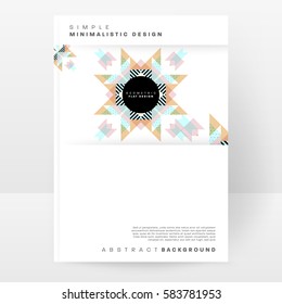 Memphis Planilla de fondo geométrico para cubiertas, volantes, pancartas, carteles y carteles, se puede usar para presentaciones y libros, ilustración del vector EPS10
