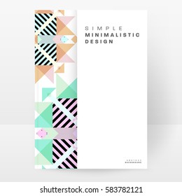 Memphis Planilla de fondo geométrico para cubiertas, volantes, pancartas, carteles y carteles, se puede usar para presentaciones y libros, ilustración del vector EPS10