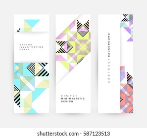 Memphis Planilla de fondo geométrico para cubiertas, volantes, pancartas, carteles y carteles, se puede usar para presentaciones y libros, ilustración del vector EPS10