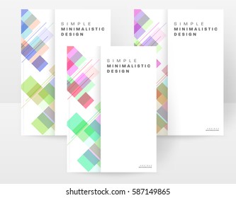 Memphis Geometric background Template for covers, flyers, banners, posters and placards, may be used for presentations and books, EPS10 vector illustration
