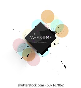 Memphis Geometrischer Hintergrund Vorlage für Cover, Flyer, Banner, Plakate und Plakate, kann für Präsentationen und Bücher verwendet werden, EPS10 Vektorgrafik