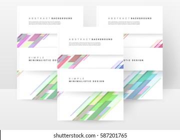 Memphis Geometric background Template for covers, flyers, banners, posters and placards, may be used for presentations and books, EPS10 vector illustration