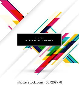 Memphis Geometrischer Hintergrund Vorlage für Cover, Flyer, Banner, Plakate und Plakate, kann für Präsentationen und Bücher verwendet werden, EPS10 Vektorgrafik