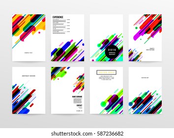 Memphis Geometrischer Hintergrund Vorlage für Cover, Flyer, Banner, Plakate und Plakate, kann für Präsentationen und Bücher verwendet werden, EPS10 Vektorgrafik