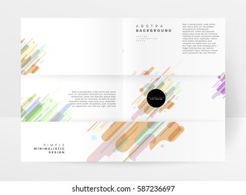 Memphis Geometric background Template for covers, flyers, banners, posters and placards, may be used for presentations and books, EPS10 vector illustration