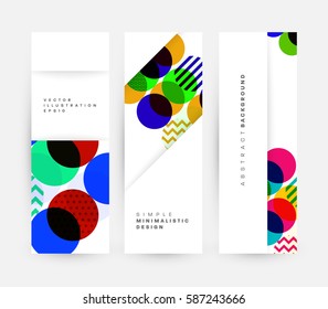 Memphis Geometrischer Hintergrund Vorlage für Cover, Flyer, Banner, Plakate und Plakate, kann für Präsentationen und Bücher verwendet werden, EPS10 Vektorgrafik