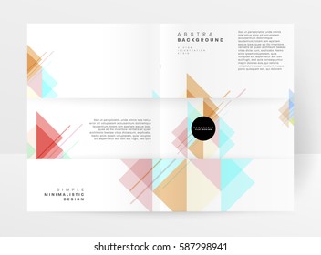 Memphis Geometric background Template for covers, flyers, banners, posters and placards, may be used for presentations and books, EPS10 vector illustration