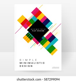 Memphis Geometric background Modelo para capas, folhetos, banners, cartazes e cartazes, pode ser usado para apresentações e livros, ilustração vetorial EPS10