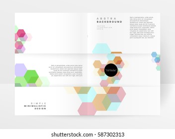 Memphis Geometric background Template for covers, flyers, banners, posters and placards, may be used for presentations and books, EPS10 vector illustration
