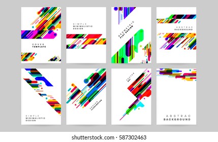 Memphis Geometrischer Hintergrund Vorlage für Cover, Flyer, Banner, Plakate und Plakate, kann für Präsentationen und Bücher verwendet werden, EPS10 Vektorgrafik