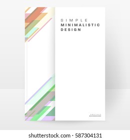 Memphis Geometric background Template for covers, flyers, banners, posters and placards, may be used for presentations and books, EPS10 vector illustration